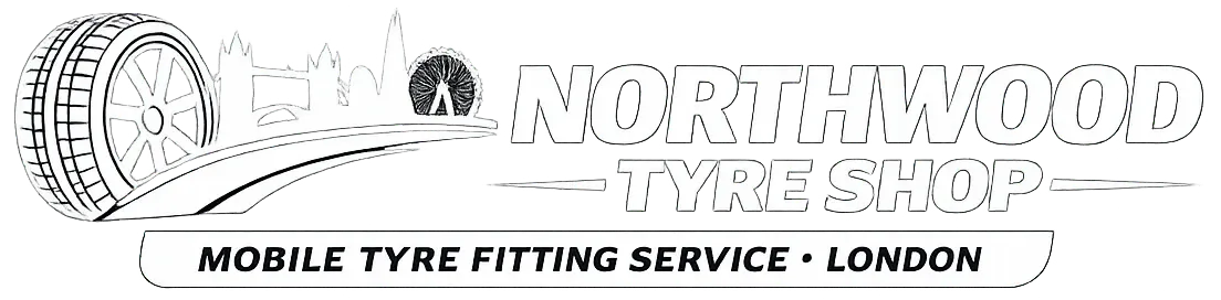 Northwood Tyre Shop Logo White